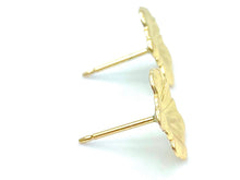 14KGF Flower Studs , Sku#E81-4