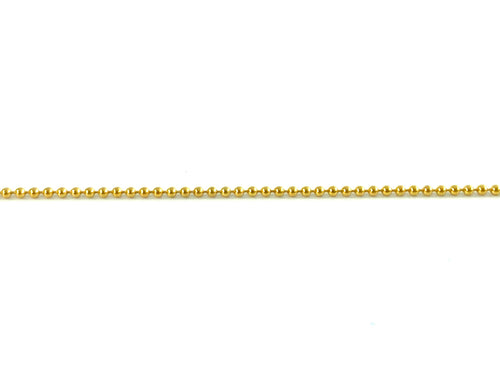 14KGF 1.0mm Bead Chain Footage Spool, 14KGF, 14K Gold Filled, 14K Gold Fill, 14K Gold, Sku: 4013705S25