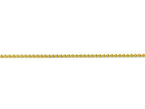 14KGF 1.0mm Bead Chain Footage Spool, 14KGF, 14K Gold Filled, 14K Gold Fill, 14K Gold, Sku: 4013705S25