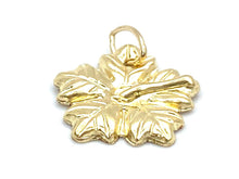 Hibiscus Flower Charm ,14KGF & Sterling Silver, Sku#2433 C