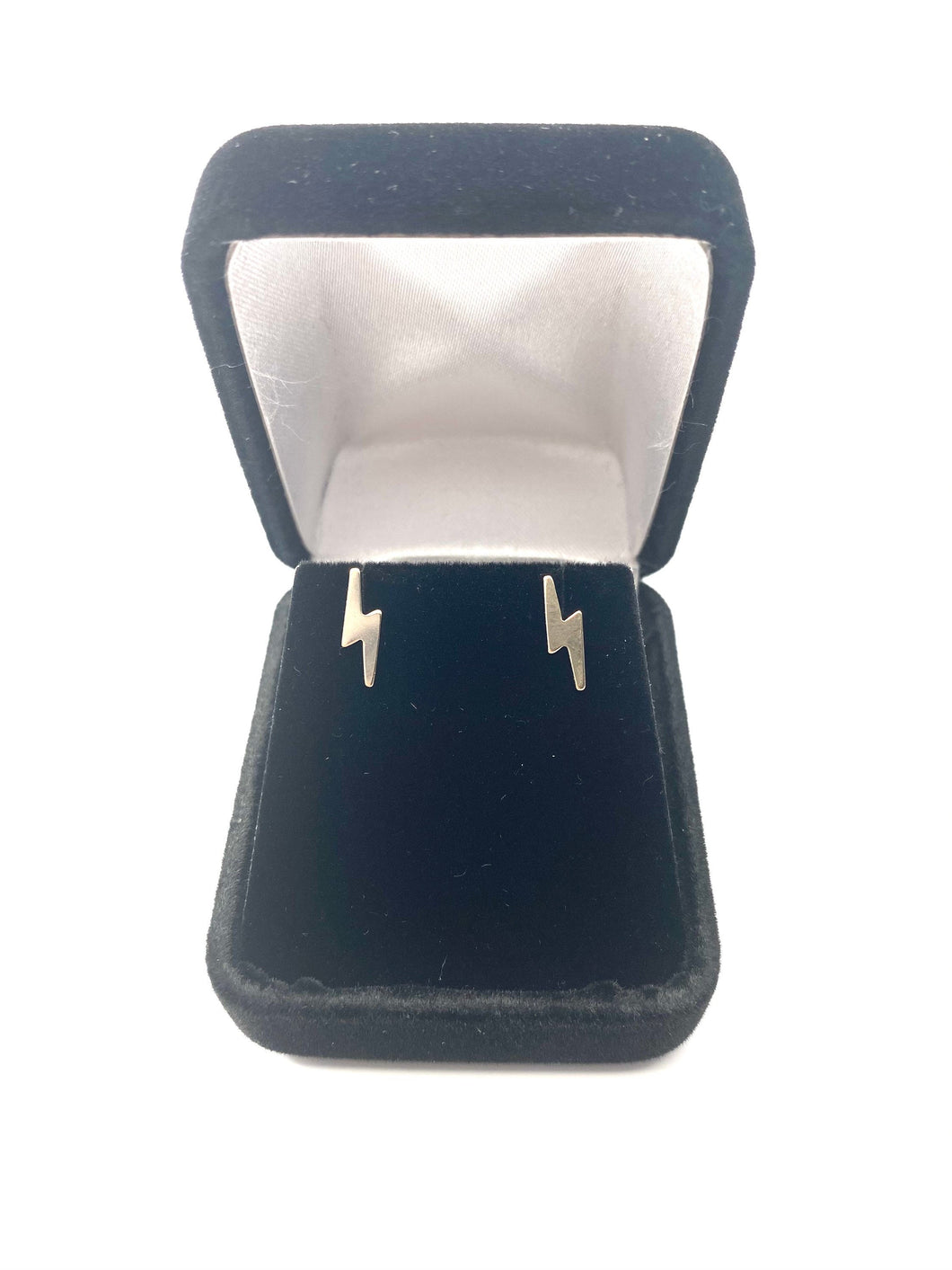 14KGF lightning bolt studs, 14K gold filled