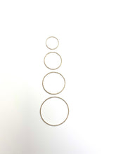 14KGF Round Textured Rings , 14K gold filled