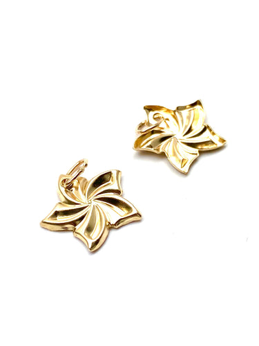 14K solid gold flower, SKU#E8-C