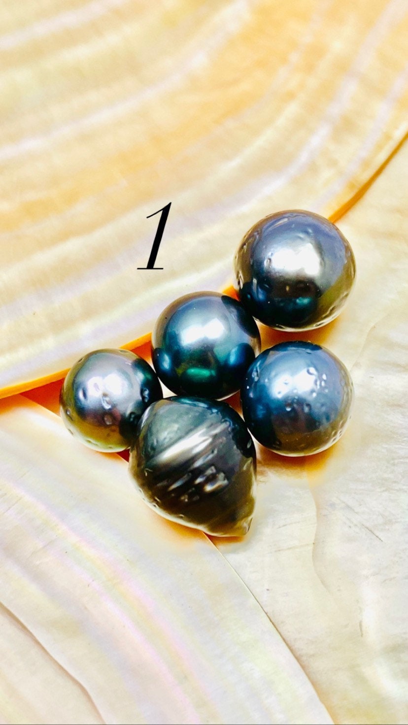 5 - 10 pearls 7.98 mm to 12.93 mm, Tahitian pearls, SKU#070101