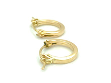14KGF Hoop Earrings , Sku#070 SQ C000 GF