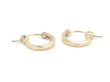 14KGF Hoop Earrings , Sku#070 SQ C000 GF
