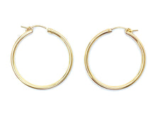 14KGF Hoop Earrings , Sku#090 C 3 GF