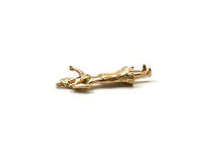 14K hula girl charm, Rose gold & gold, SKU#L-142