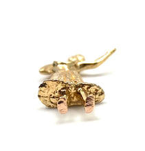 14K hula girl charm, Rose gold & gold, SKU#L-142