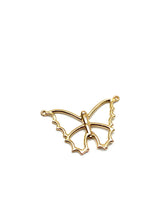 14k butterfly charm,Rose gold, Gold, White gold, SKU# L-152
