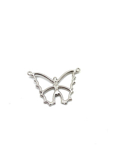 14k butterfly charm,Rose gold, Gold, White gold, SKU# L-152