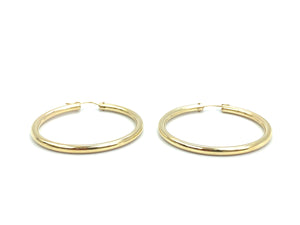 14KGF Hoops , Sku#120 C-Z 3 GF