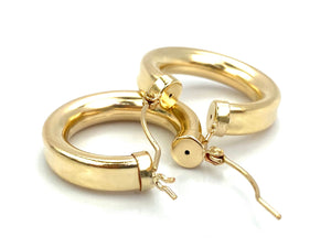 14KGF Hoops , Sku#200 C1 GF