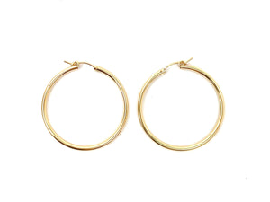 14KGF Hoops , Sku#090 C 4 GF