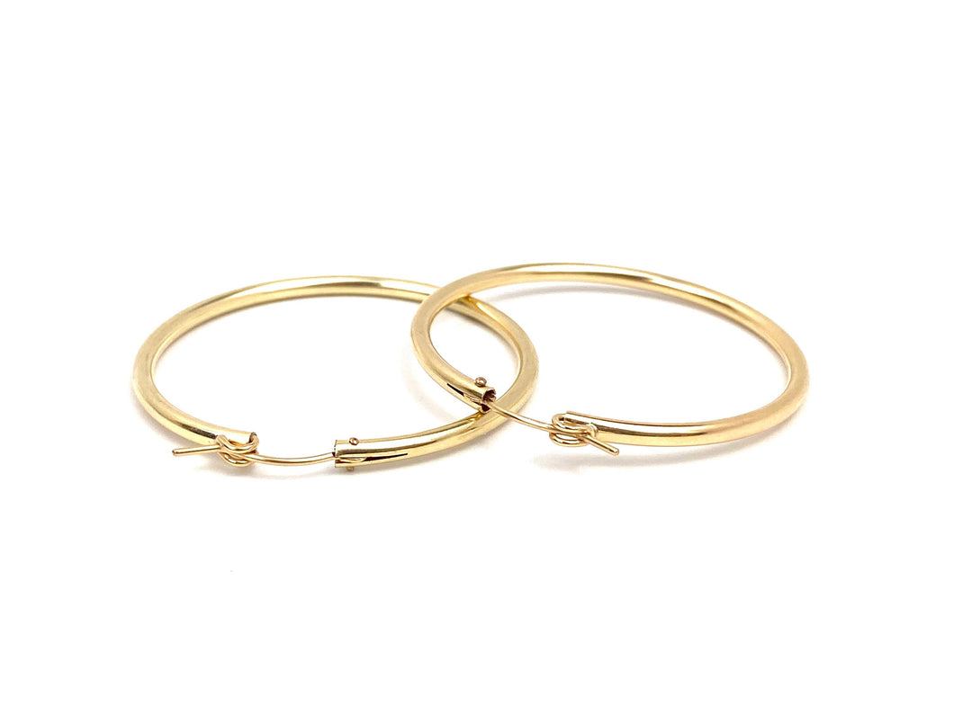 14KGF Hoops , Sku#090 C 4 GF