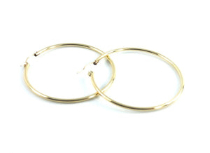 14KGF Hoop Earrings 090 C5 GF