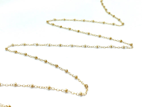 Satellite Chain, 14k Gold Filled, Sterling Silver, Sku#SM1257