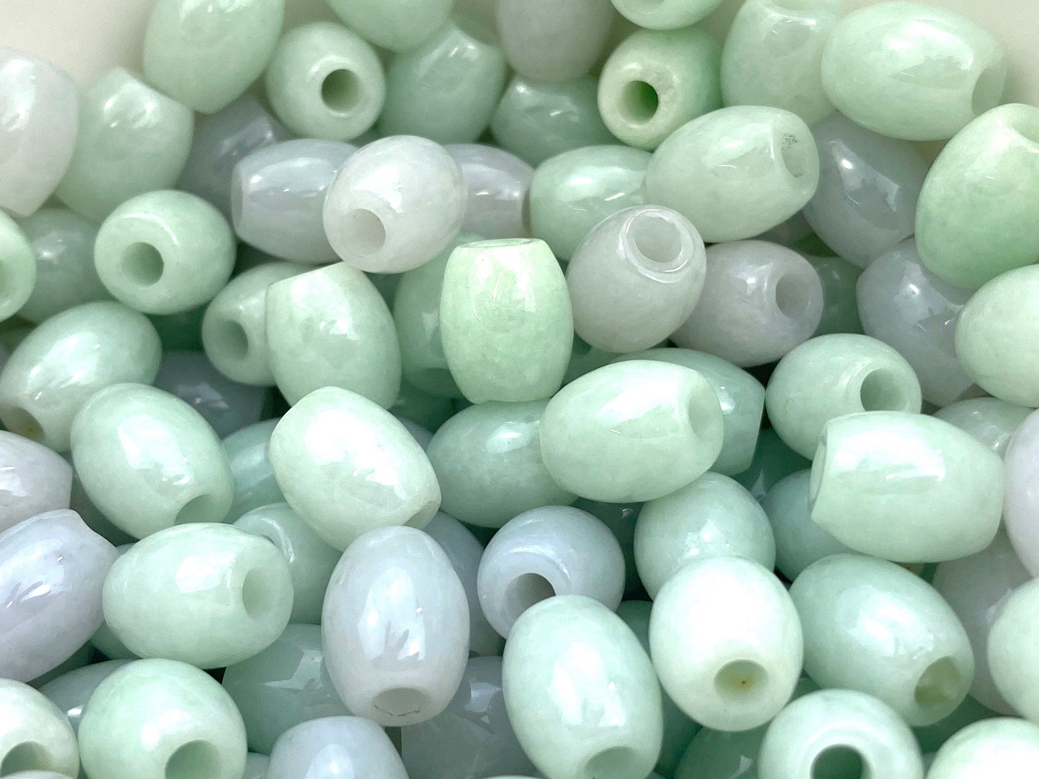 Natural Jade Beads Sku JP22 Aloha Pearls Schwartz