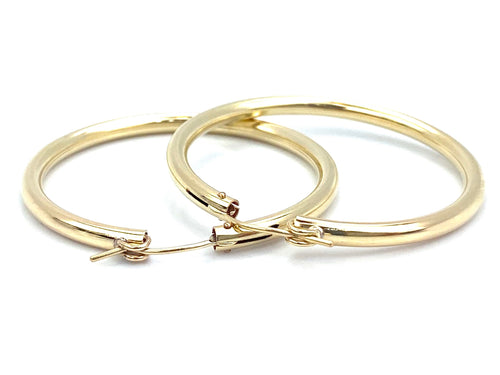 14KGF Hoops , Sku#120 C-Z 3 GF