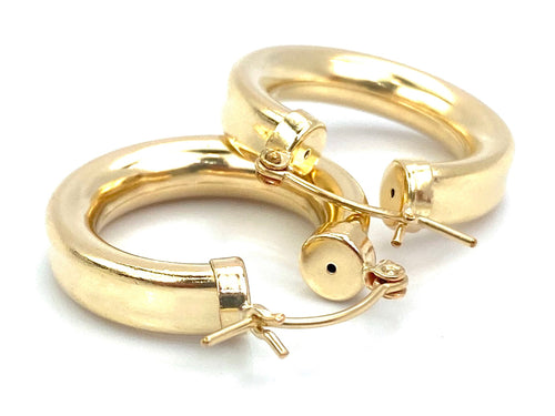 14KGF Hoops , Sku#200 C1 GF