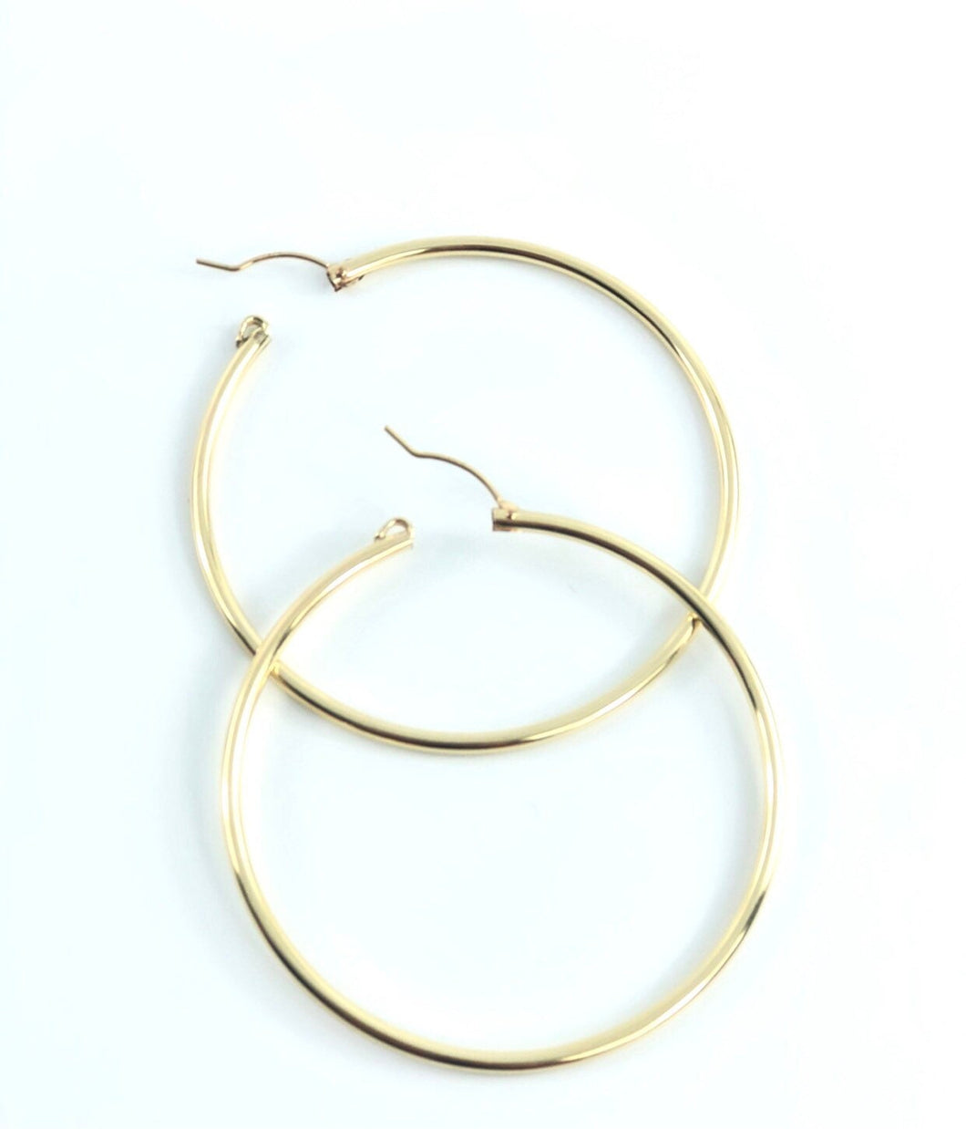 14KGF Hoop Earrings 090 C5 GF
