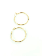 14KGF Hoop Earrings 090 C 4 GF