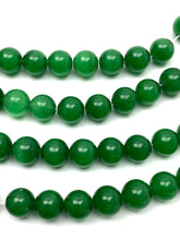 Emerald color changing jade bead strand, SKU# C16