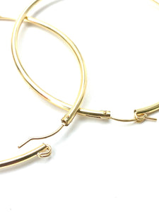 14KGF hoop earrings, SKU#090 C 7 GF