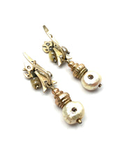 Antique, Natural pearl earrings, GIA Certificate,  SKU#110208635262