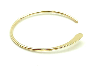 14KGF 18mm Endless Hammered End Earwire , Sku#4006609
