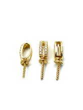 14K solid yellow gold bail , SKU# 20099-18K