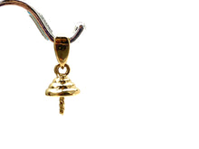 14K solid yellow gold and rose gold bail, SKU# TP-011