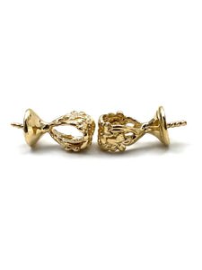 14K solid yellow gold bail, SKU# TP-021