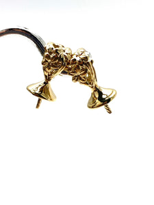 14K solid yellow gold bail, SKU# TP-021