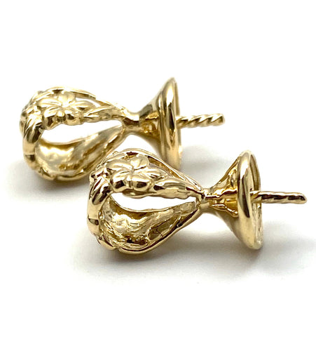 14K solid yellow gold bail, SKU# TP-021