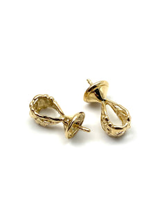 14K solid yellow gold bail, SKU# TP-021