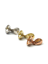 14K solid yellow gold, white gold and rose gold bail, SKU#TP-009