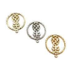 14K solid rose gold, white gold and yellow gold pineapple charm, SKU# L-16