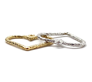 14K solid white gold, yellow gold and rose gold heart charm , SKU# L-136