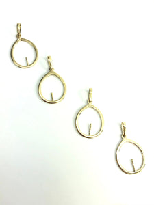 14K Yellow Gold Bails Sku#H564-9