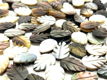 Philodendron split leaf Mother Of Pearl Beads, Sku#M67
