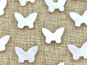 Mother Of Pearls Butterfly Beads, Mother Of Pearl Beads, Sku#M57