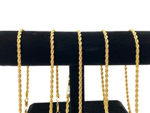 4mm French rope chain, 14KGF, 18 - 26 inch 14K gold filled chain, SKU# FR-4