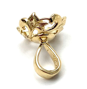 14K solid yellow gold bail, SKU# TP-134