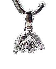 14K solid rose gold, white gold and yellow gold bail, SKU# TP-197