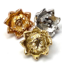 14K solid white gold, rose gold and yellow gold bail, SKU# TP-203