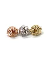14K solid white gold, rose gold and yellow gold bail, SKU# TP-203