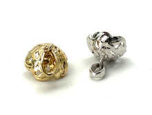 14K solid yellow and white gold bail, SKU# TP-022