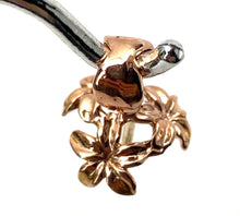 14K solid rose gold flower bail, SKU# to-974