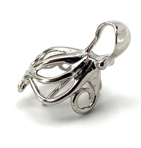 14K solid white gold bail, SKU# TP-078